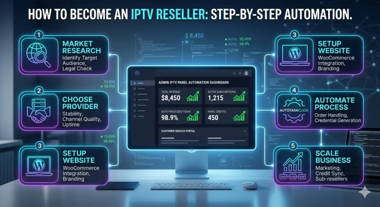 How to Become an IPTV Reseller in 2026: The Ultimate Step-by-Step Guide